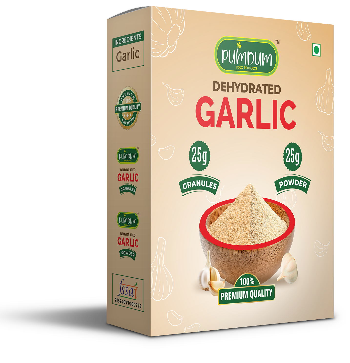 Garlic Granules Box-25GEACH